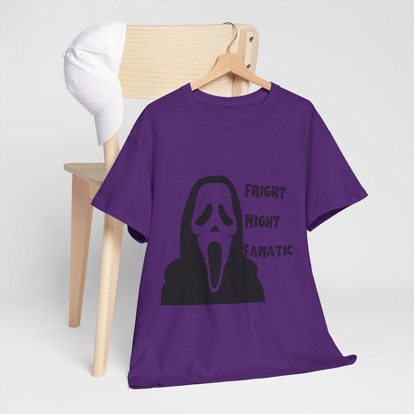 Fright Night Fanatic Halloween Unisex Heavy Cotton Tee