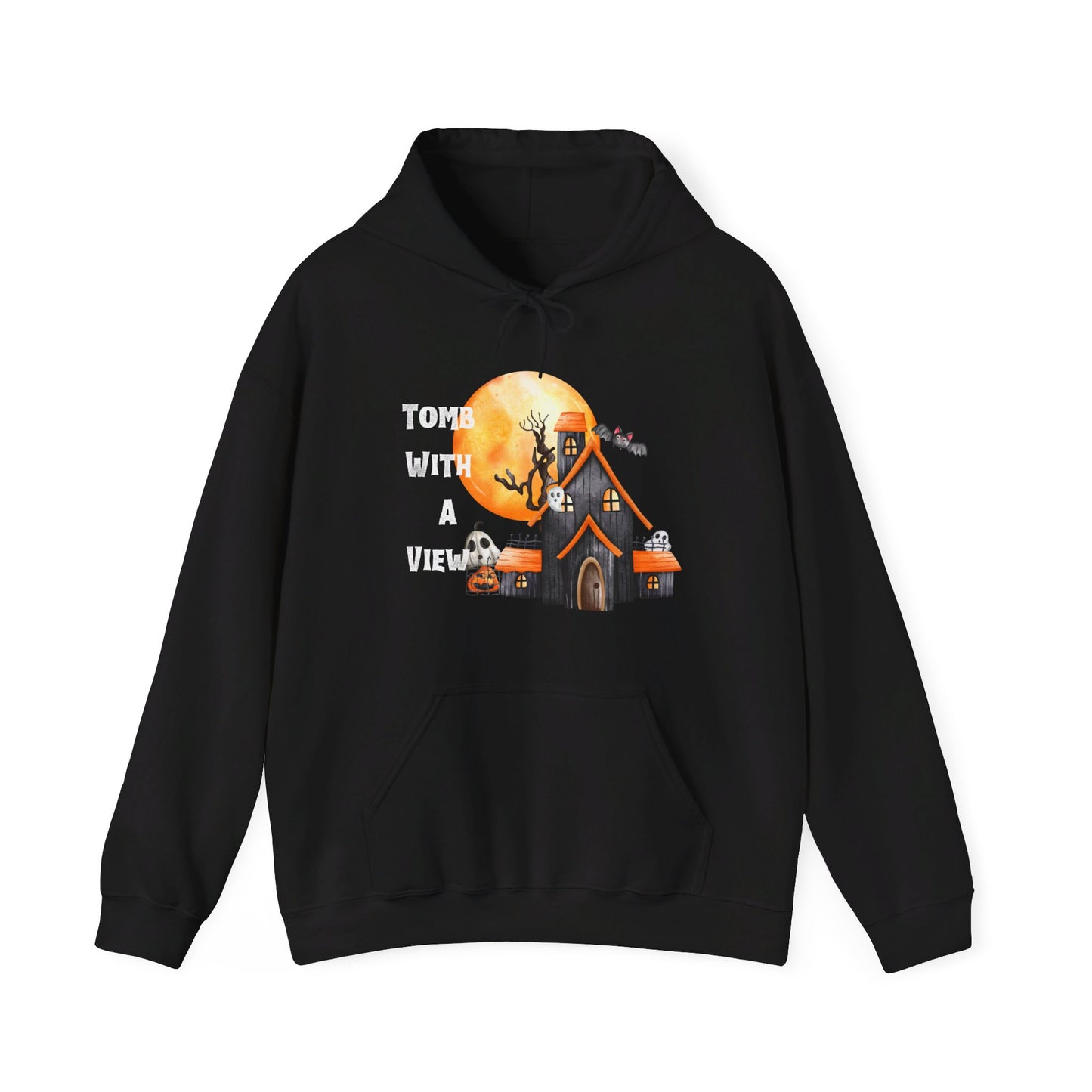 Tomb With A View Hoodie Halloween Unisex Heavy Blend™ Hooded Sweatshirt