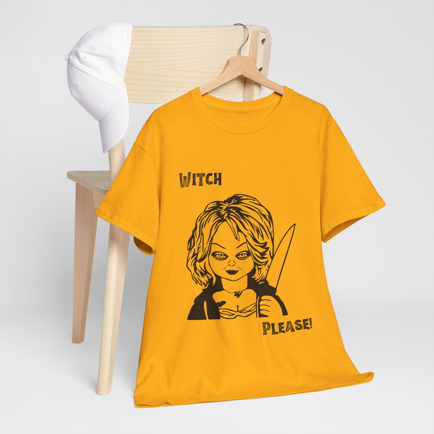 Witch Please Halloween Unisex Heavy Cotton Tee