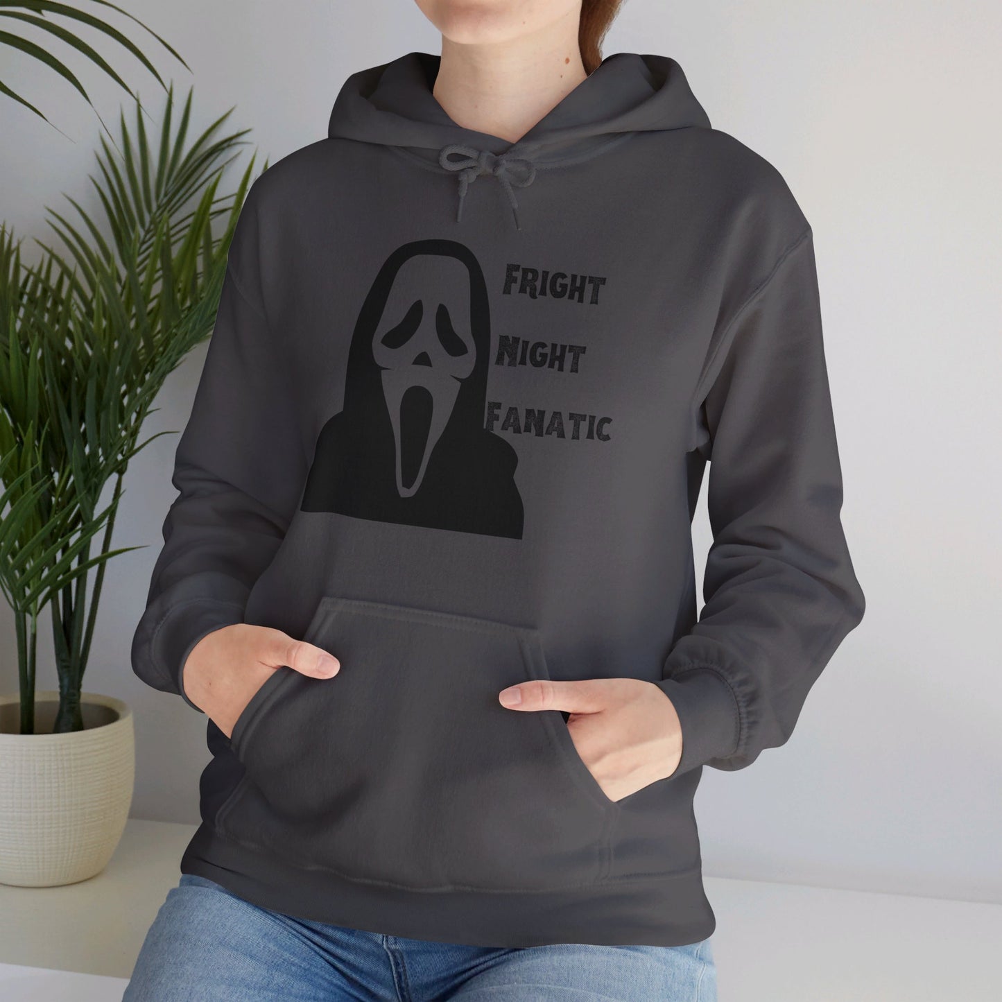 Fright Night Fanatic Hoodie Halloween Unisex Heavy Blend™ Hooded Sweatshirt