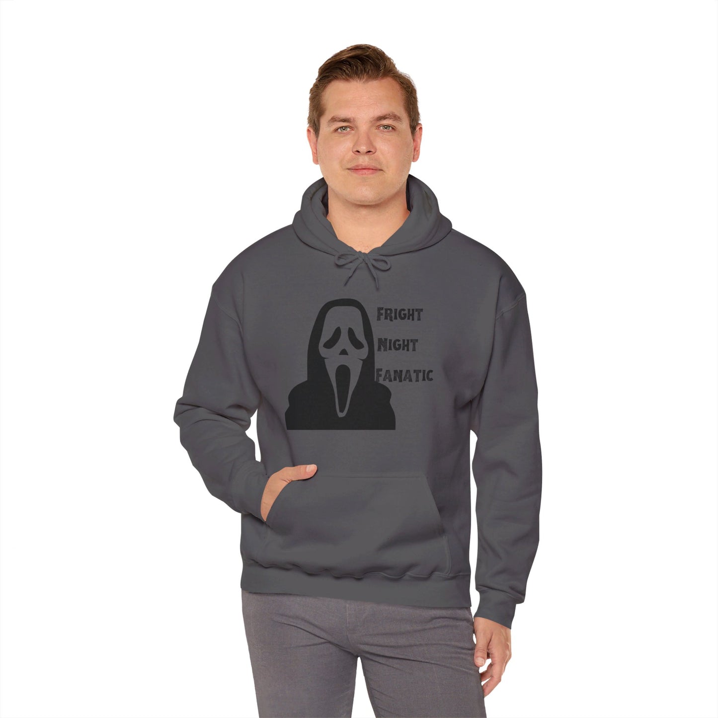 Fright Night Fanatic Hoodie Halloween Unisex Heavy Blend™ Hooded Sweatshirt