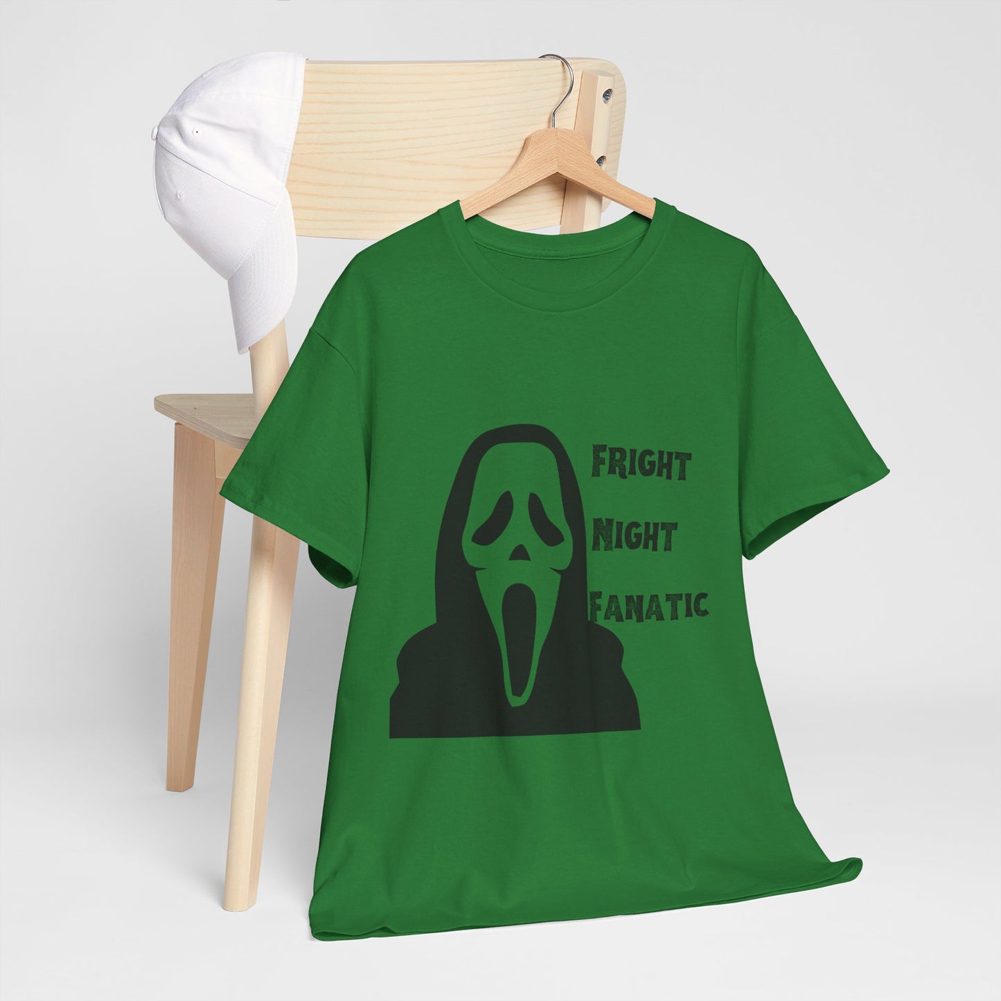 Fright Night Fanatic Halloween Unisex Heavy Cotton Tee