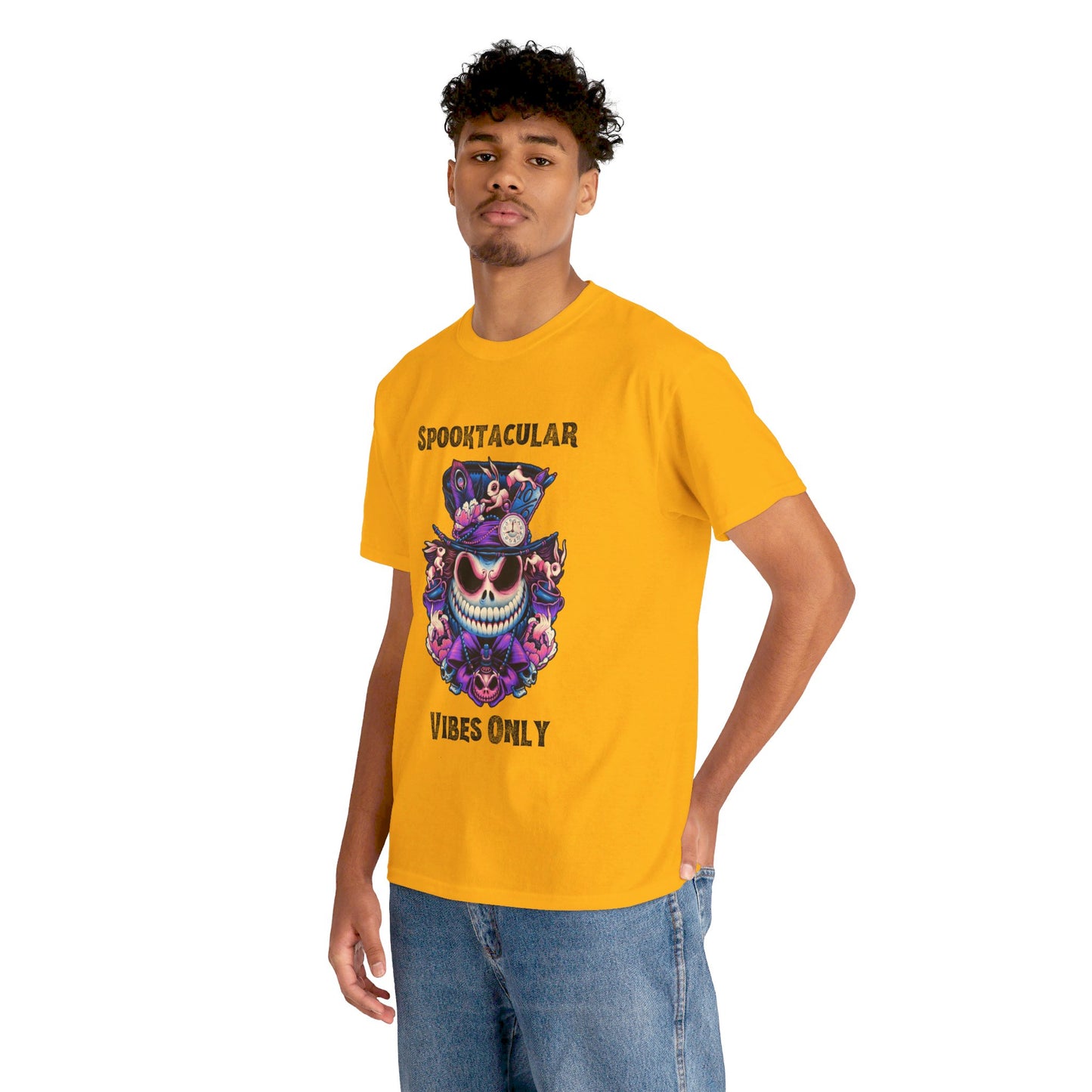 Spooktacular Halloween Unisex Heavy Cotton Tee