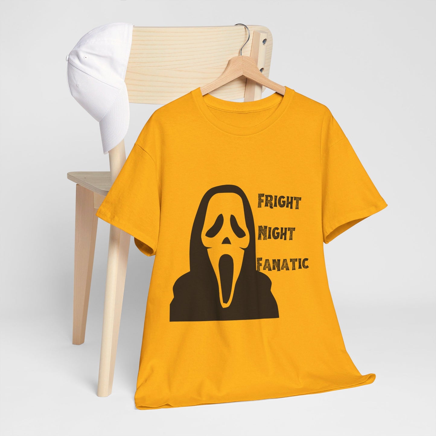 Fright Night Fanatic Halloween Unisex Heavy Cotton Tee