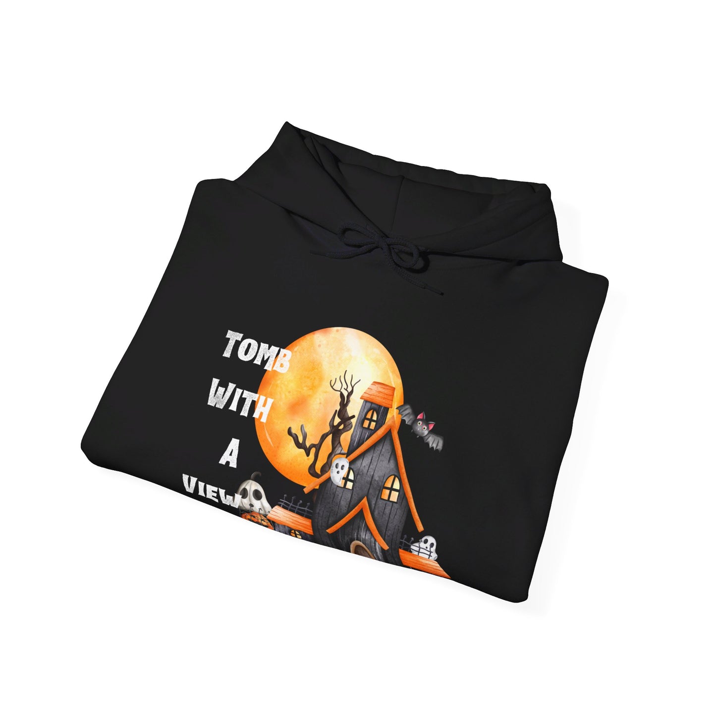 Tomb With A View Hoodie Halloween Unisex Heavy Blend™ Hooded Sweatshirt