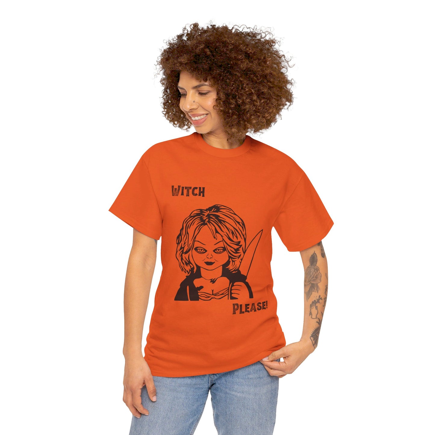 Witch Please Halloween Unisex Heavy Cotton Tee