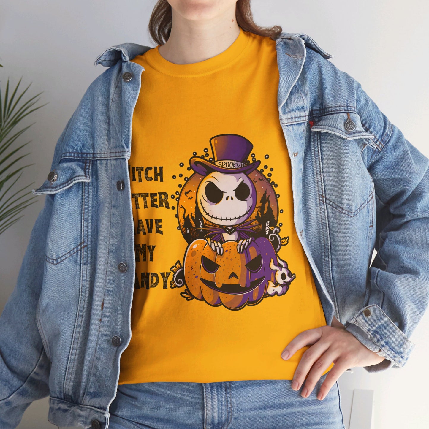 Witch Better Have My Candy Halloween Unisex Heavy Cotton Tee