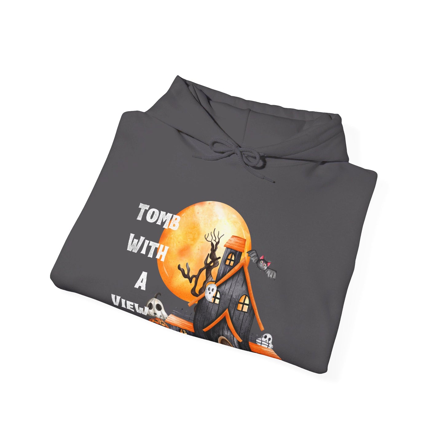 Tomb With A View Hoodie Halloween Unisex Heavy Blend™ Hooded Sweatshirt