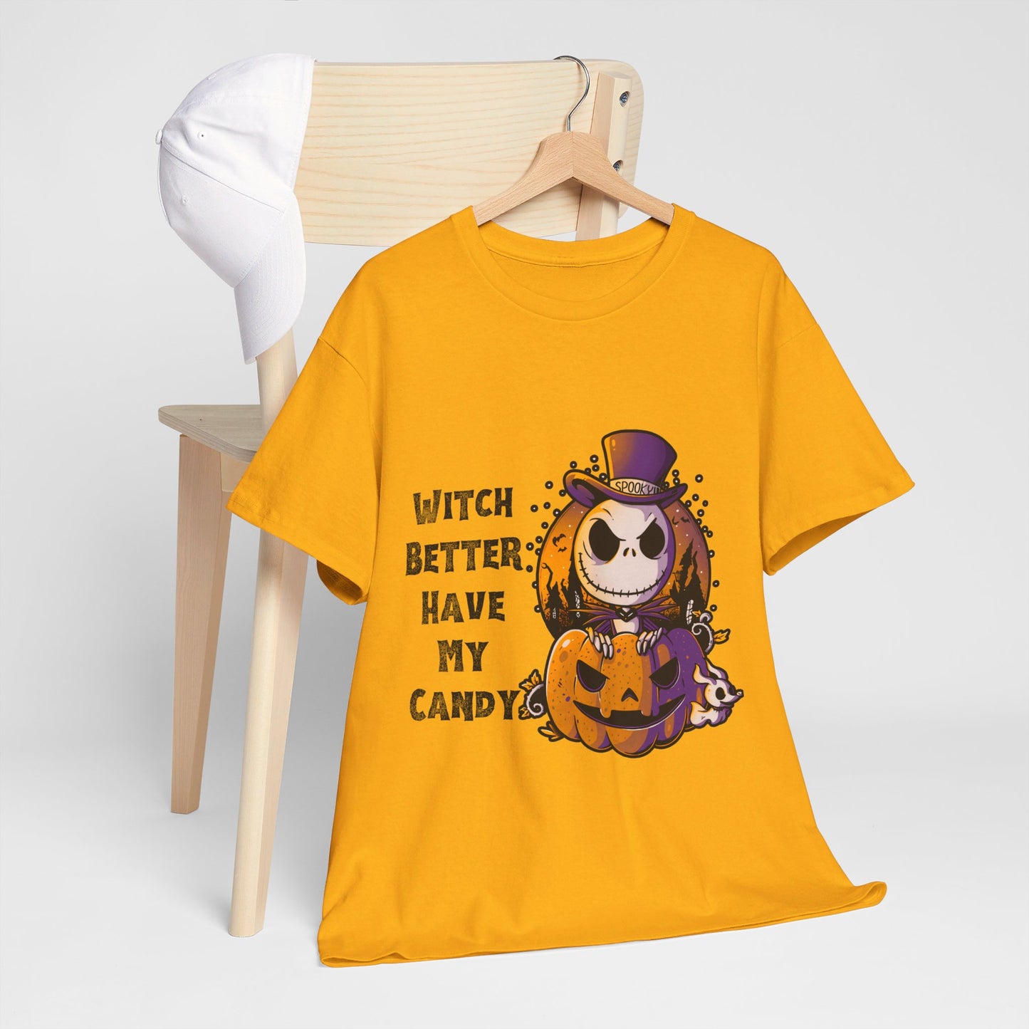 Witch Better Have My Candy Halloween Unisex Heavy Cotton Tee