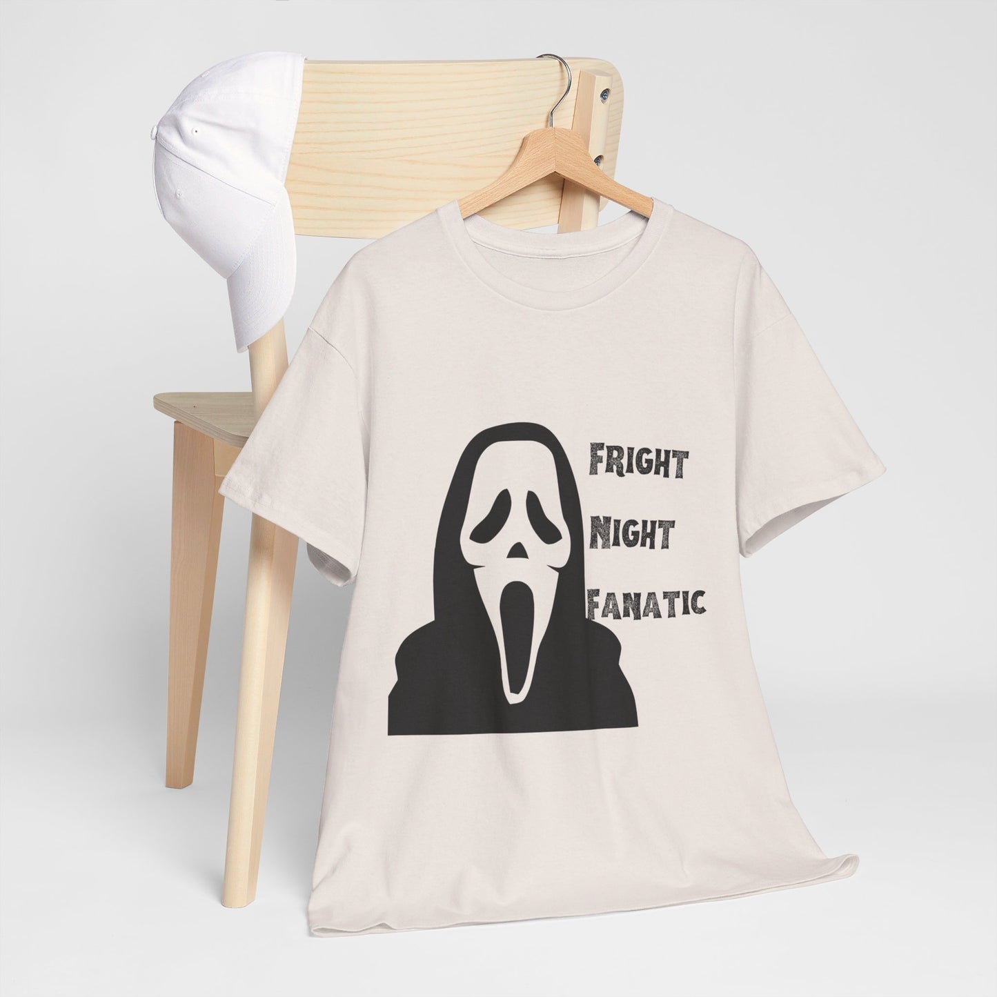 Fright Night Fanatic Halloween Unisex Heavy Cotton Tee