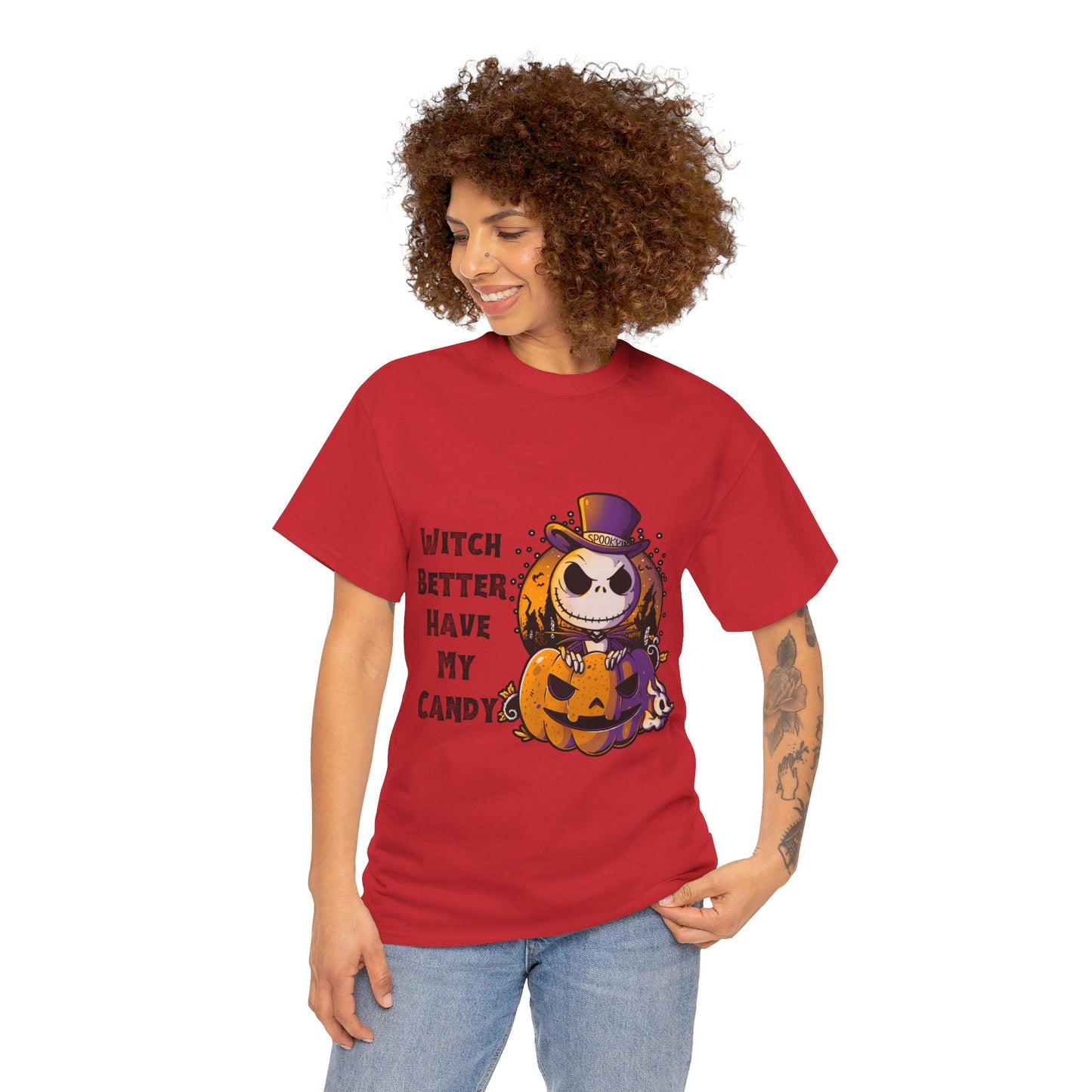 Witch Better Have My Candy Halloween Unisex Heavy Cotton Tee