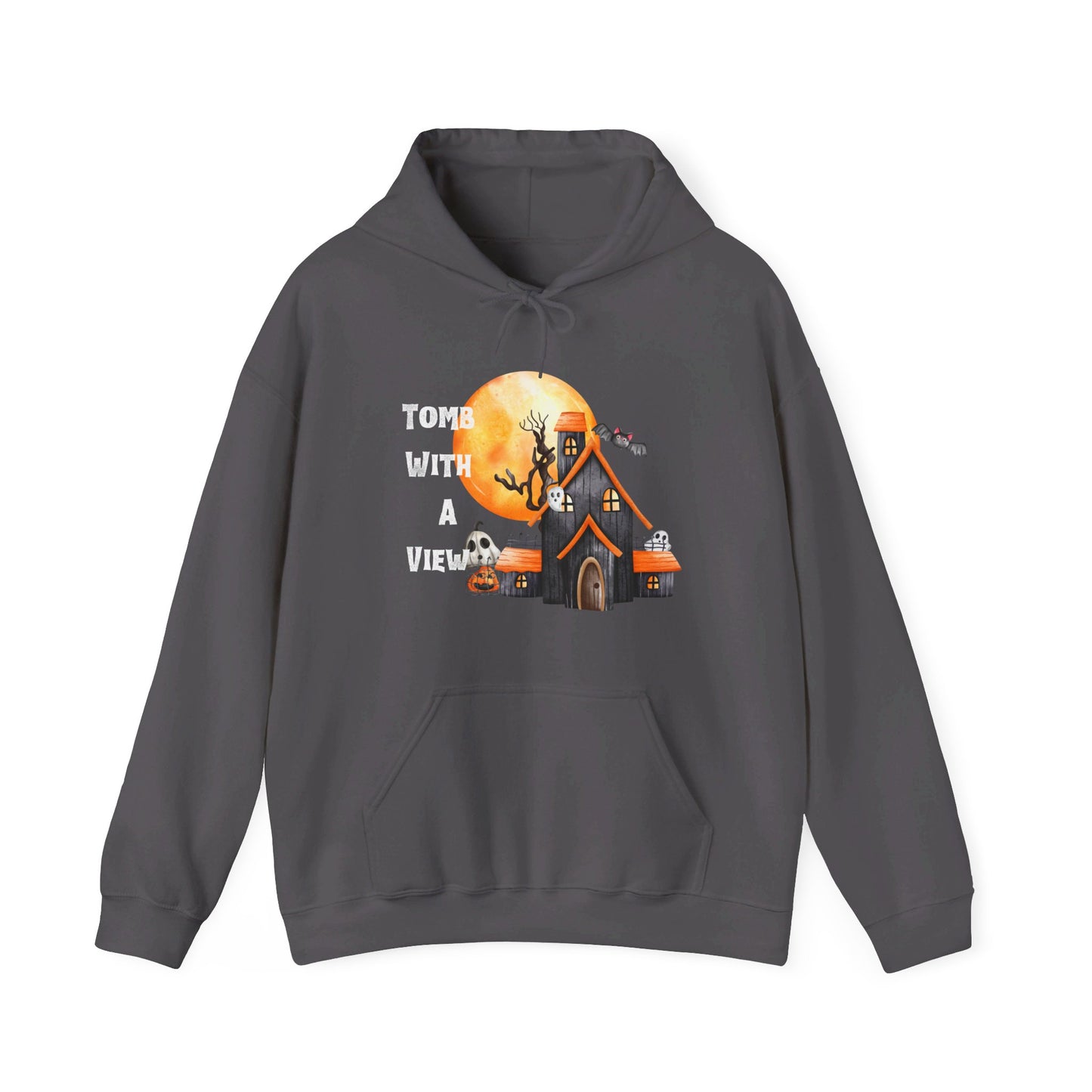 Tomb With A View Hoodie Halloween Unisex Heavy Blend™ Hooded Sweatshirt