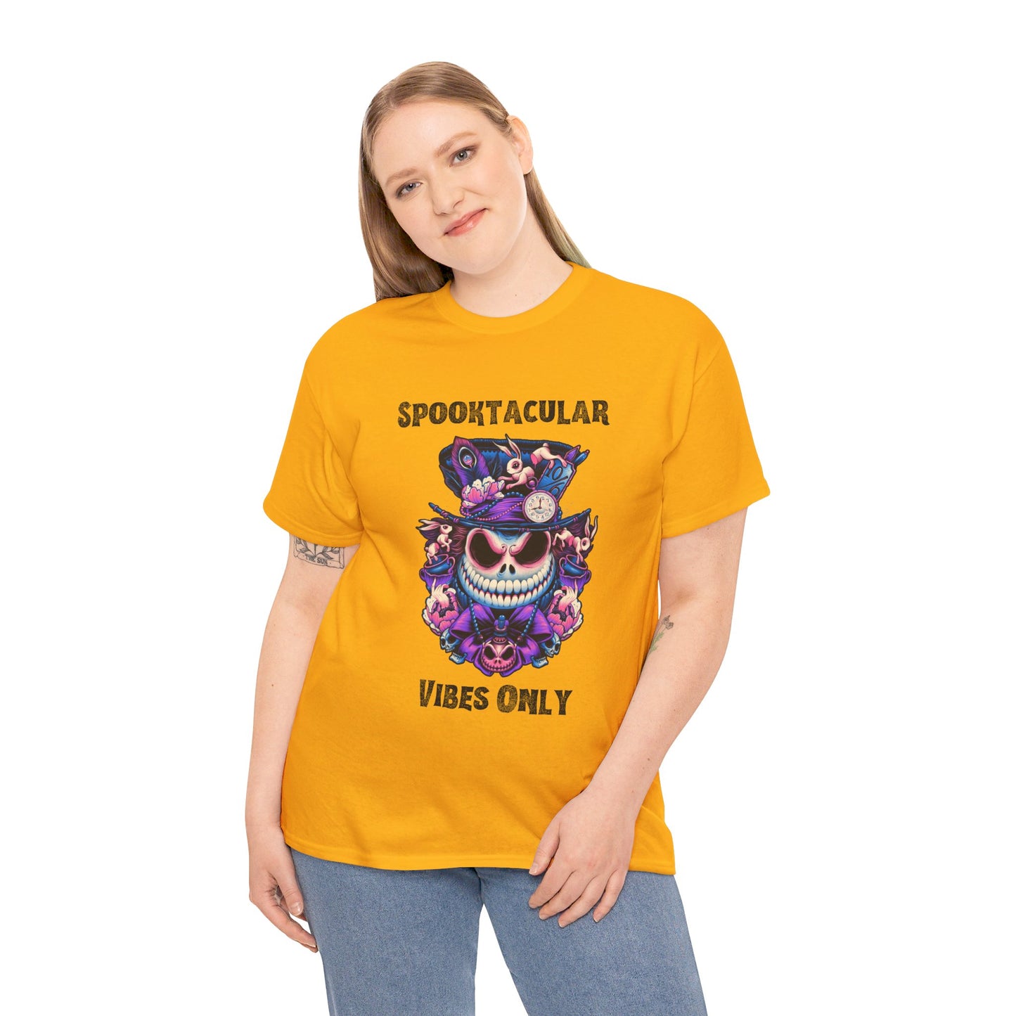 Spooktacular Halloween Unisex Heavy Cotton Tee