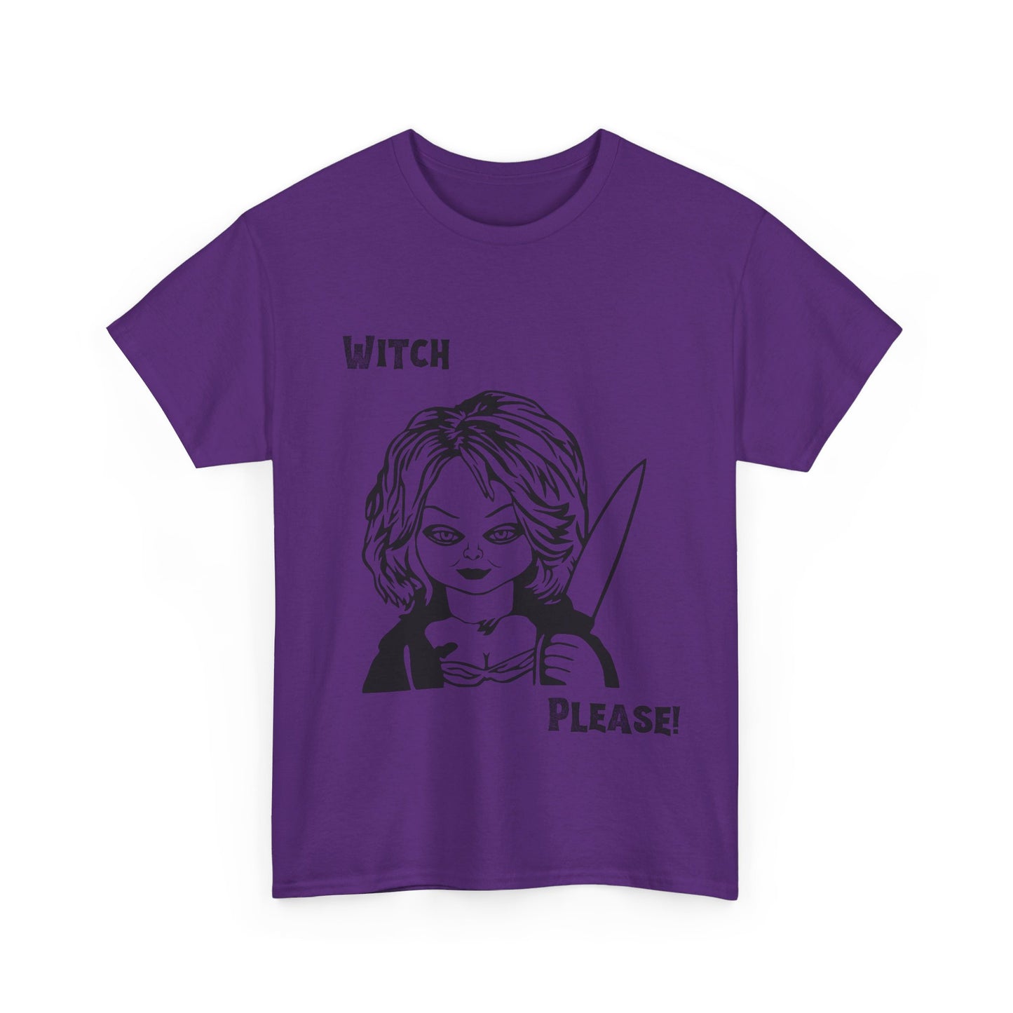 Witch Please Halloween Unisex Heavy Cotton Tee