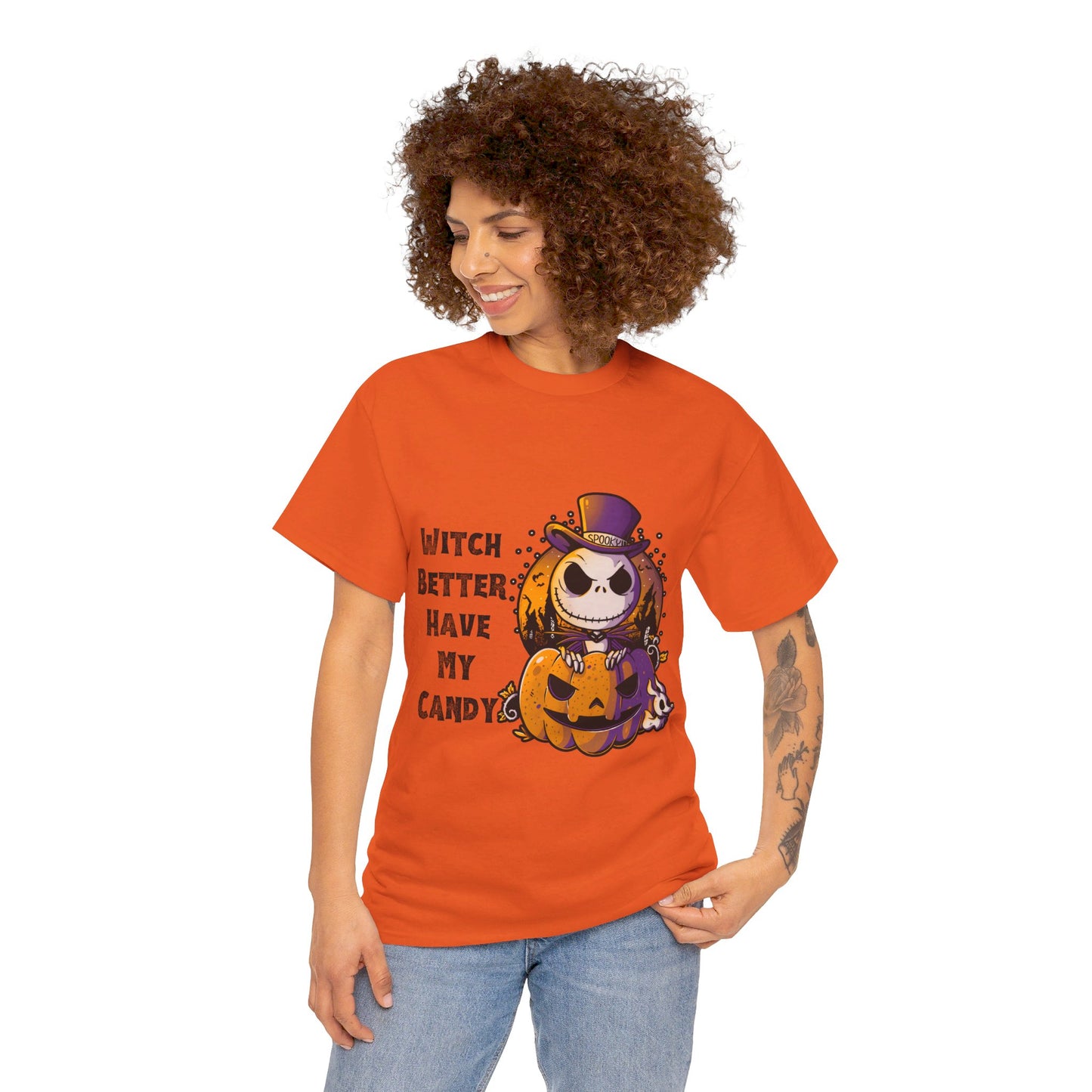 Witch Better Have My Candy Halloween Unisex Heavy Cotton Tee