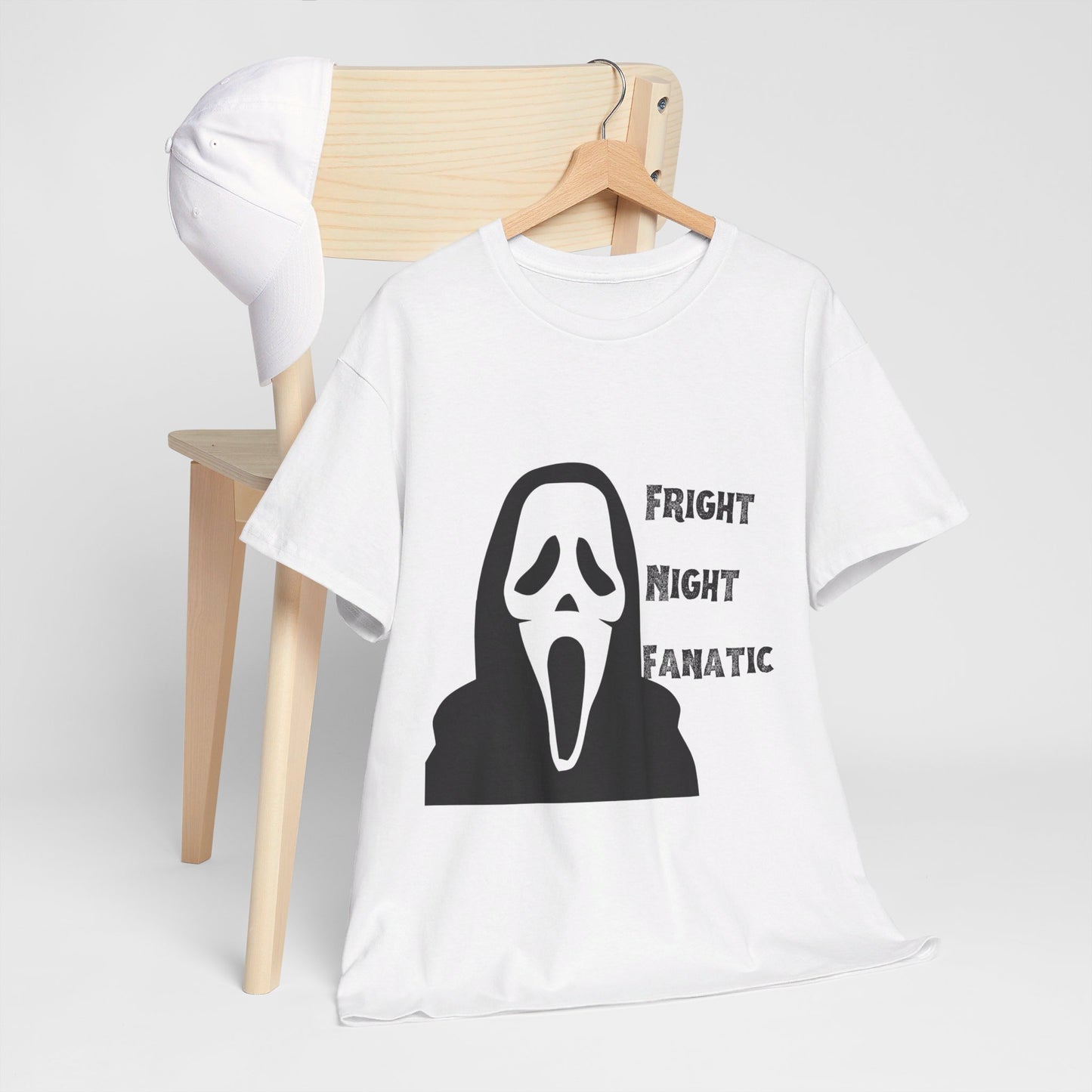 Fright Night Fanatic Halloween Unisex Heavy Cotton Tee