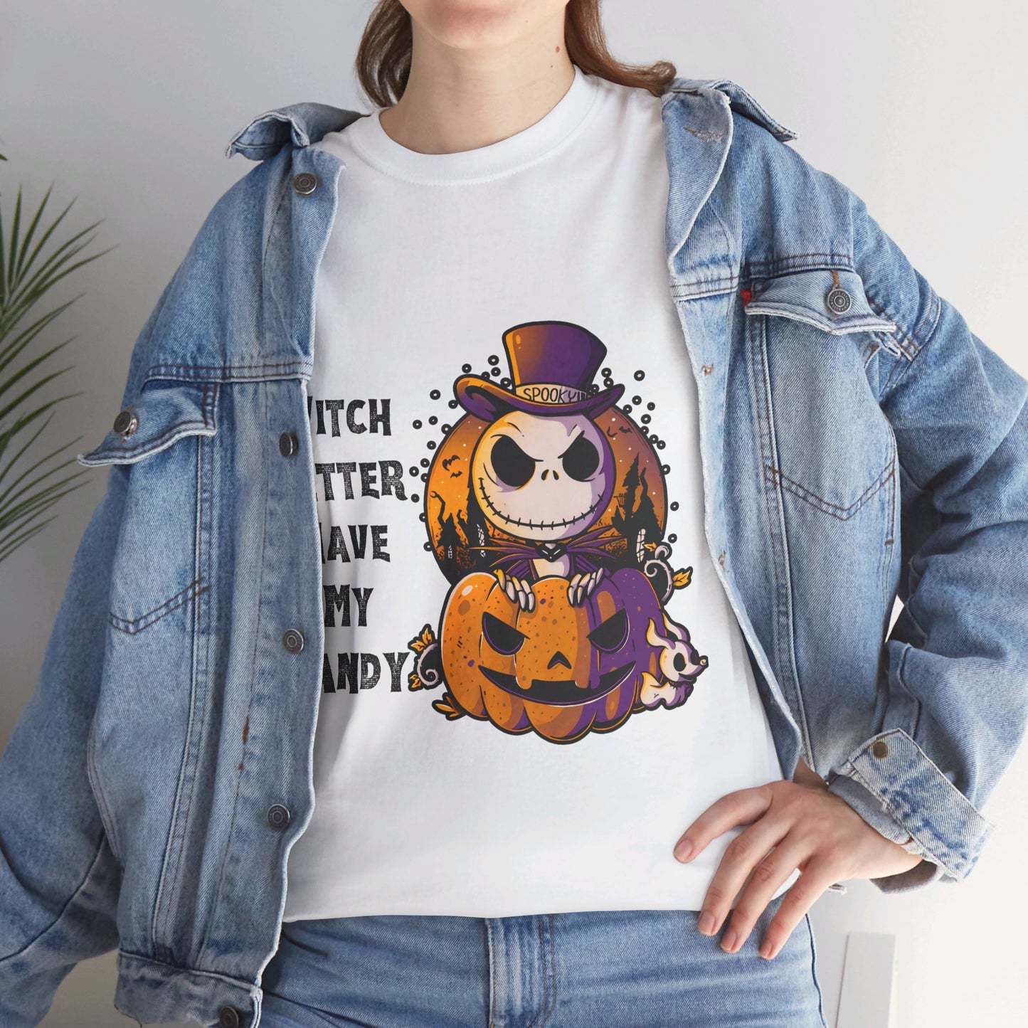 Witch Better Have My Candy Halloween Unisex Heavy Cotton Tee