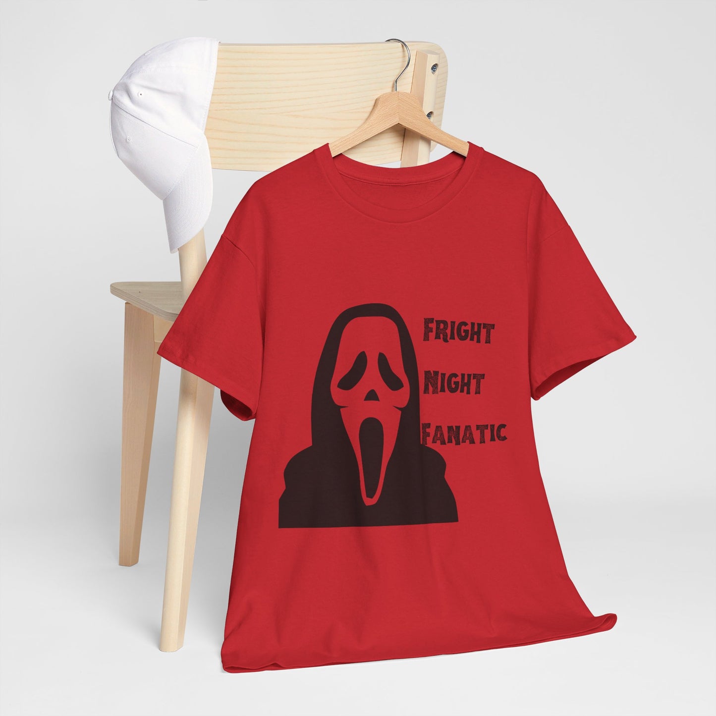 Fright Night Fanatic Halloween Unisex Heavy Cotton Tee