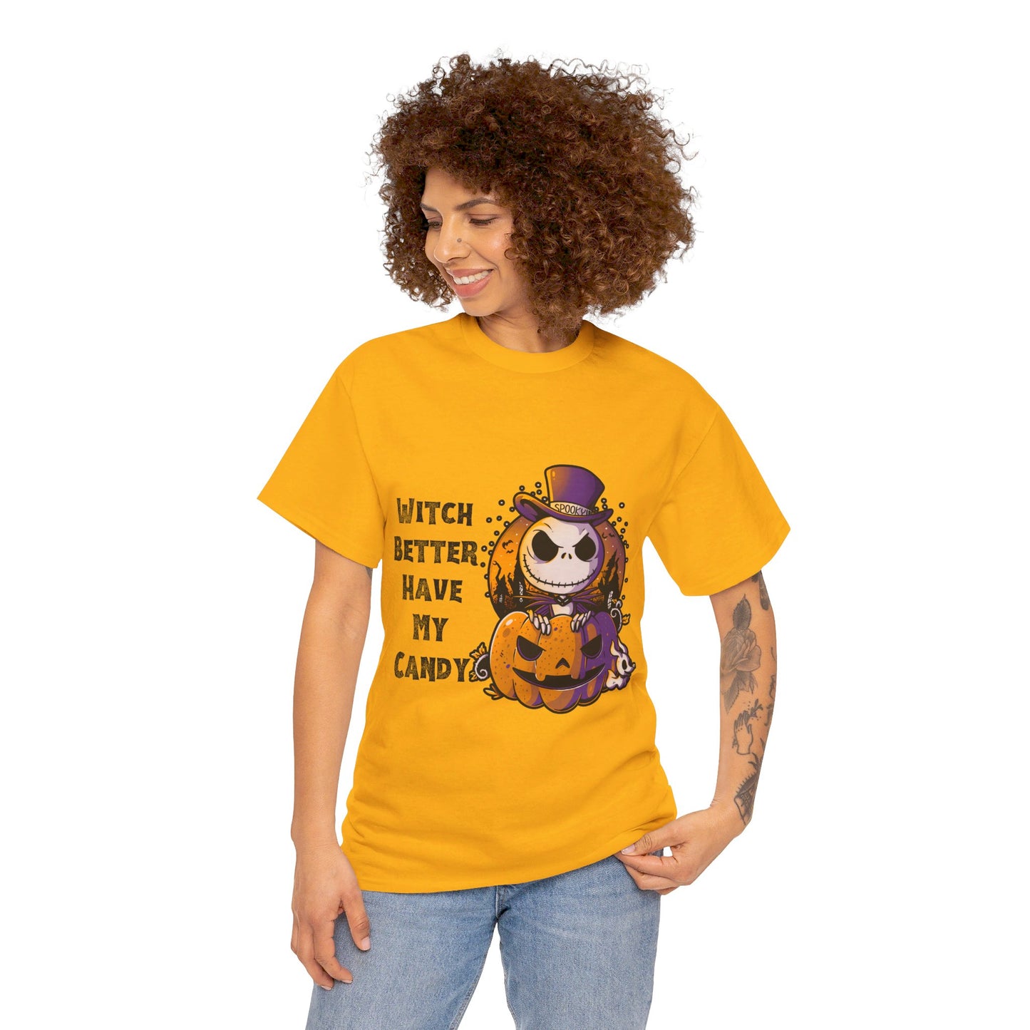 Witch Better Have My Candy Halloween Unisex Heavy Cotton Tee