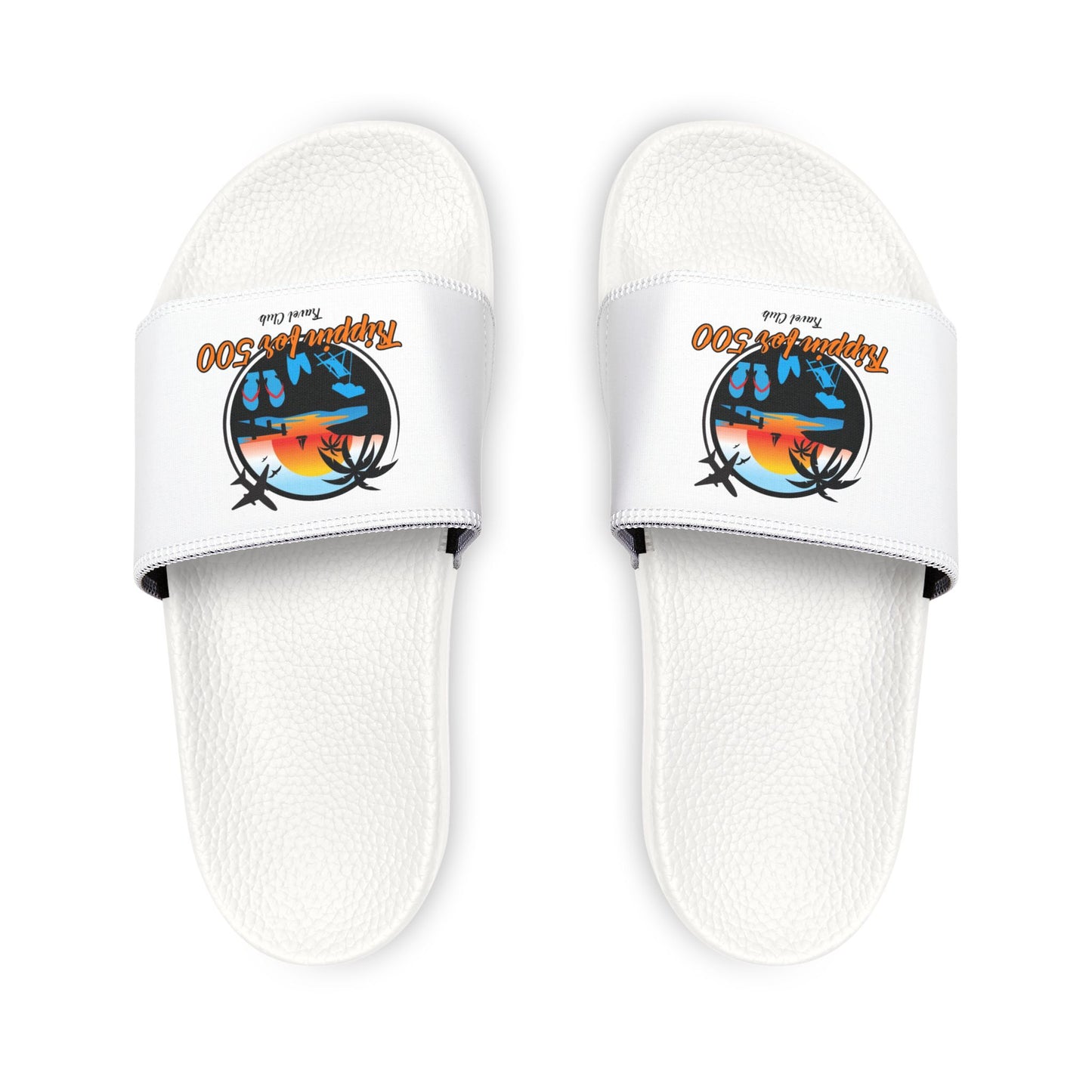 Slide Sandals — Tropical Sunset Removable-Strap Men’s Slides