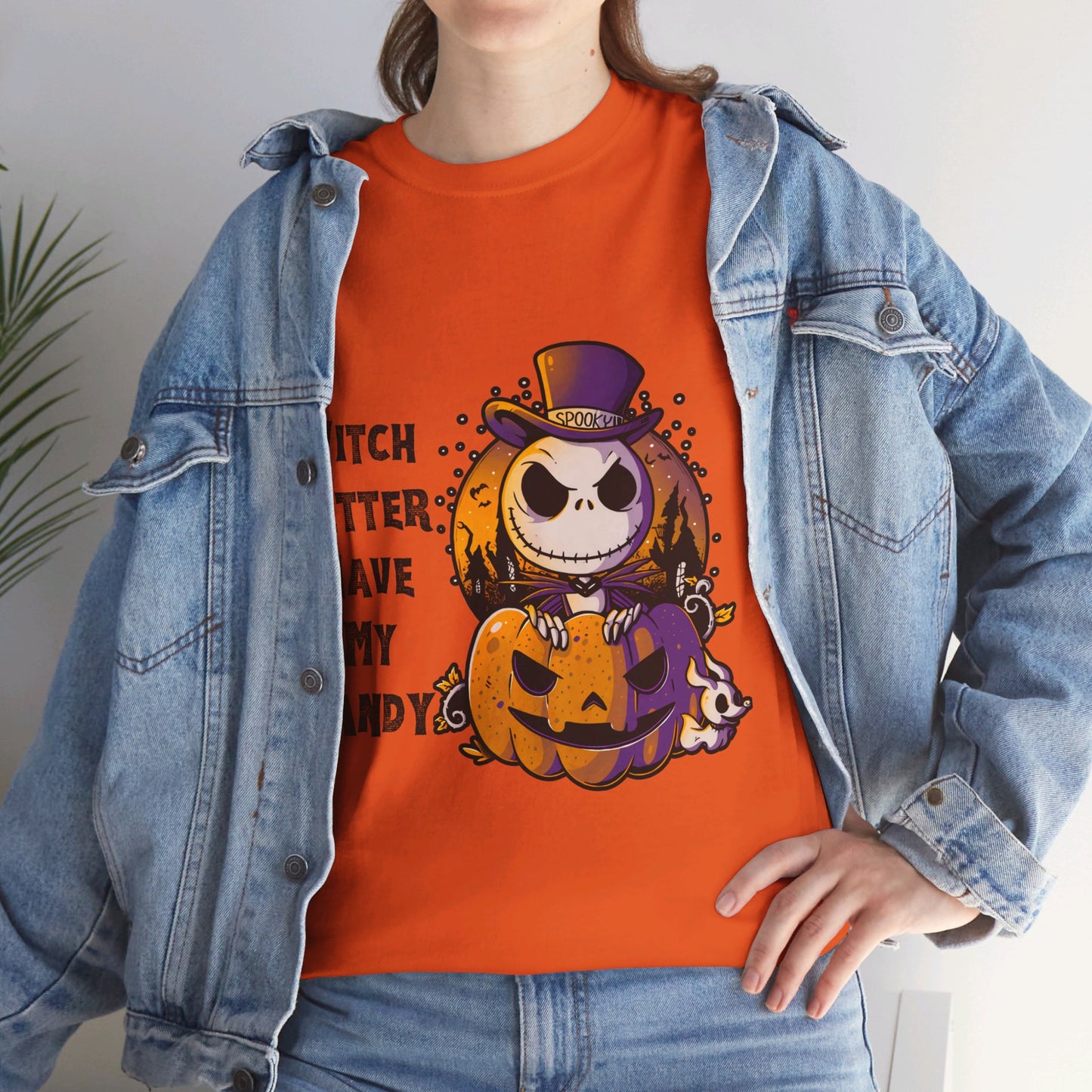 Witch Better Have My Candy Halloween Unisex Heavy Cotton Tee