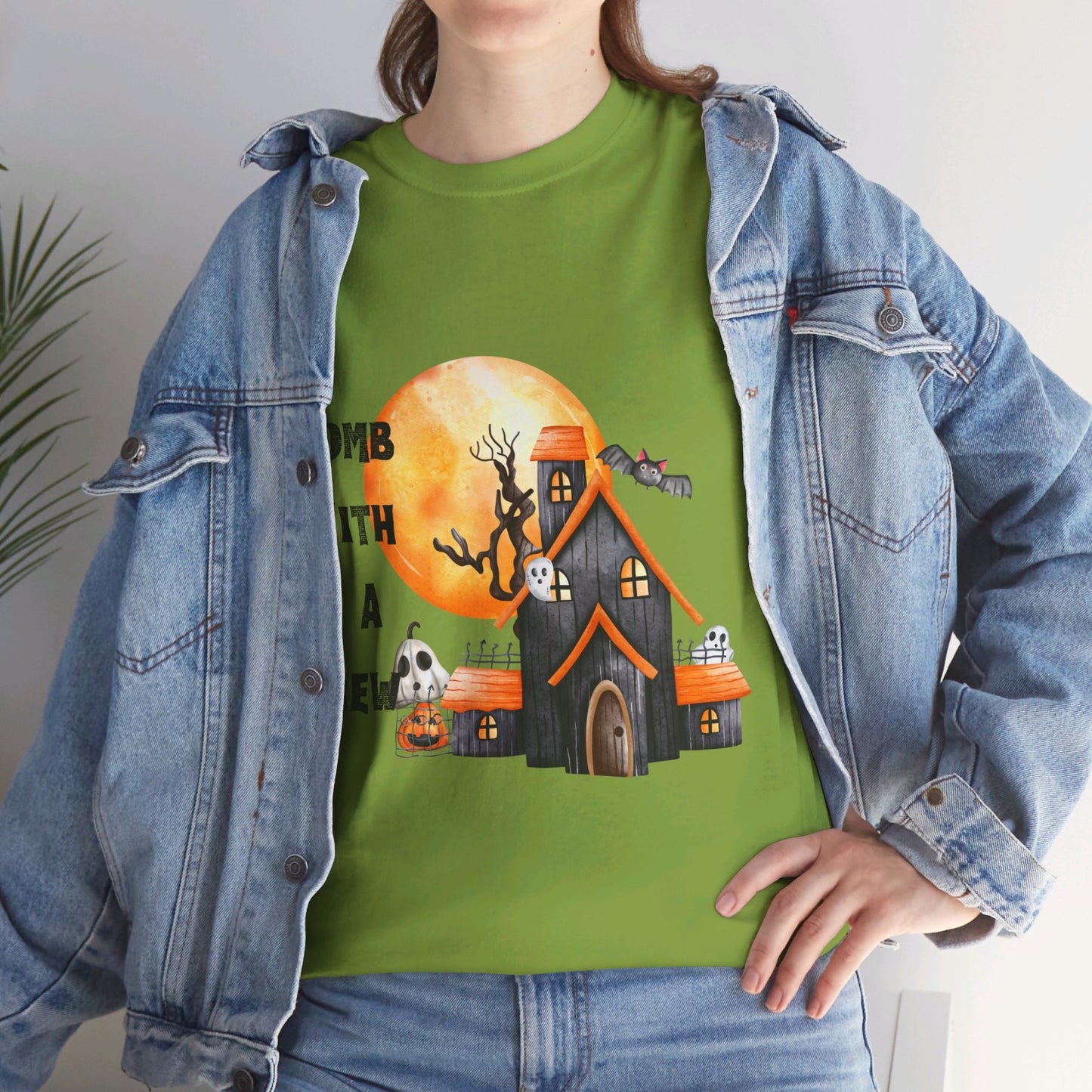 Tomb With A View Halloween Unisex Heavy Cotton Tee