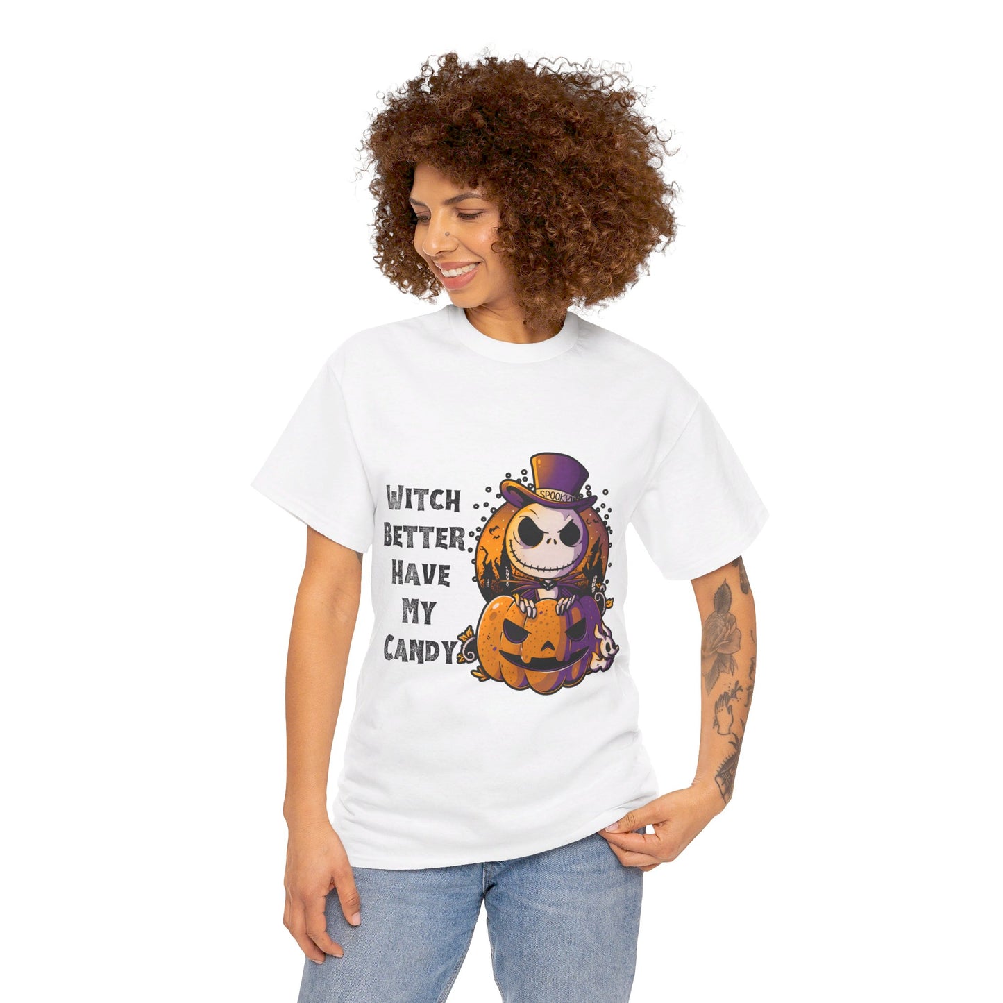 Witch Better Have My Candy Halloween Unisex Heavy Cotton Tee