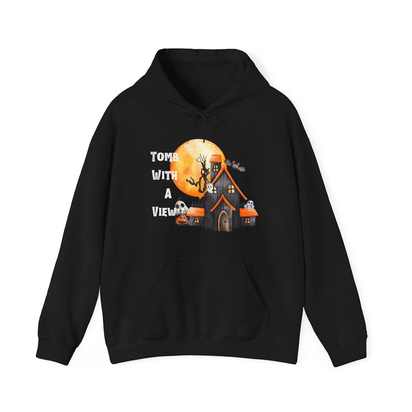 Tomb With A View Hoodie Halloween Unisex Heavy Blend™ Hooded Sweatshirt