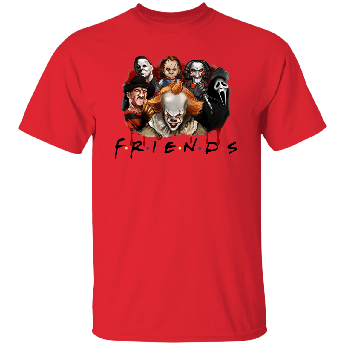 Scary Movies Villain Friends Apparel