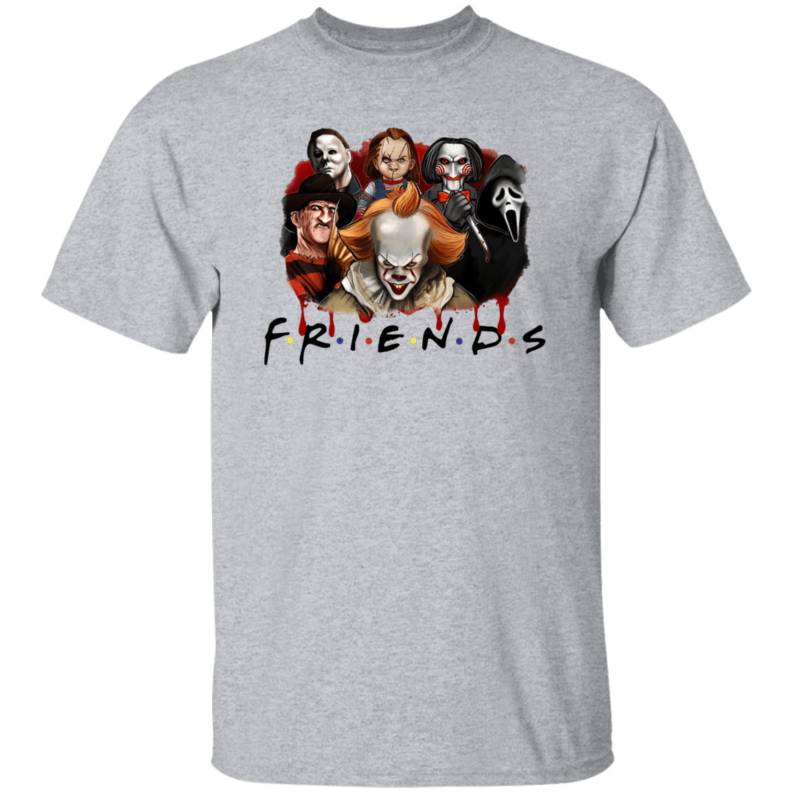 Scary Movies Villain Friends Apparel