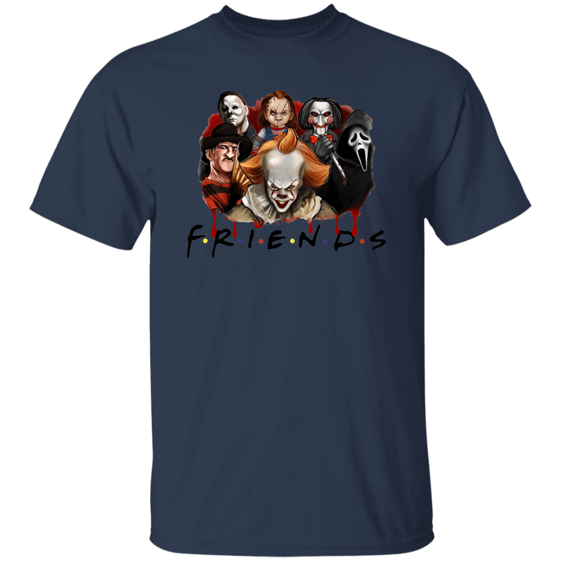 Scary Movies Villain Friends Apparel