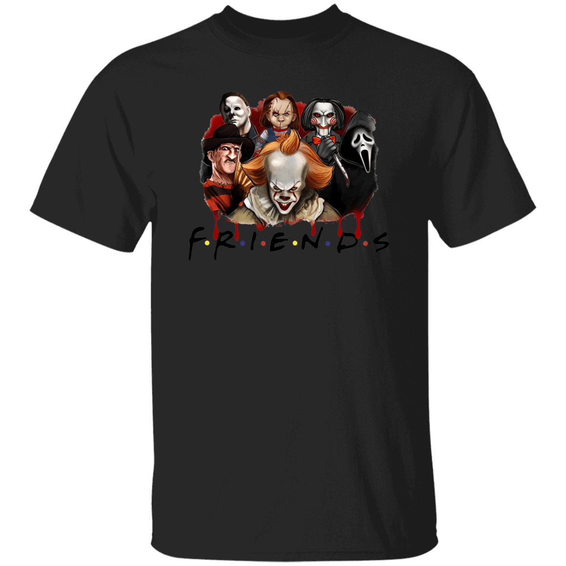 Scary Movies Villain Friends Apparel