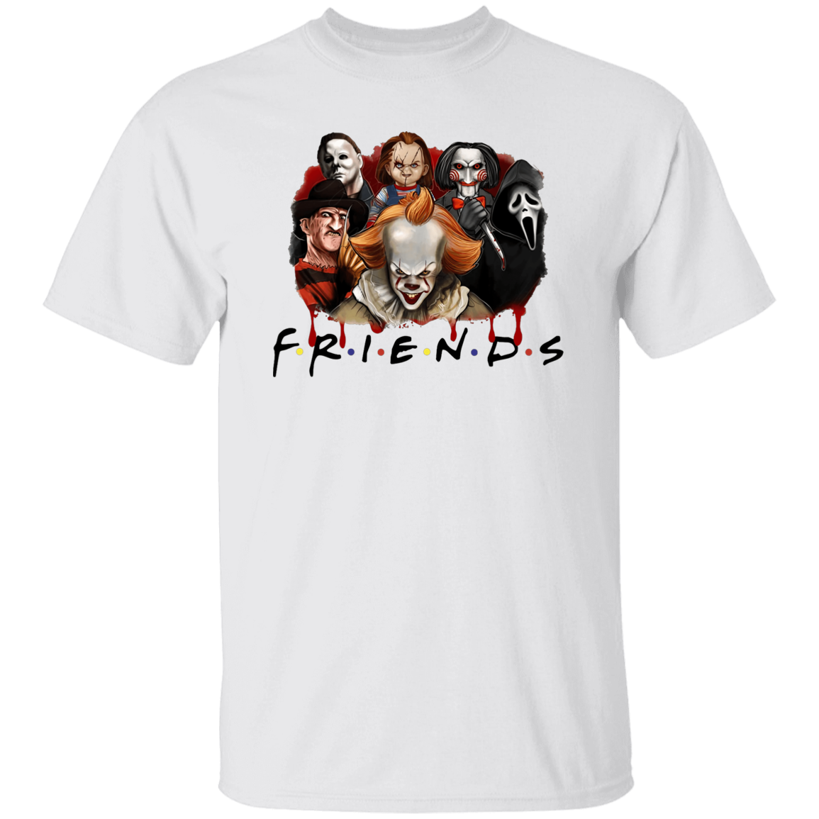 Scary Movies Villain Friends Apparel