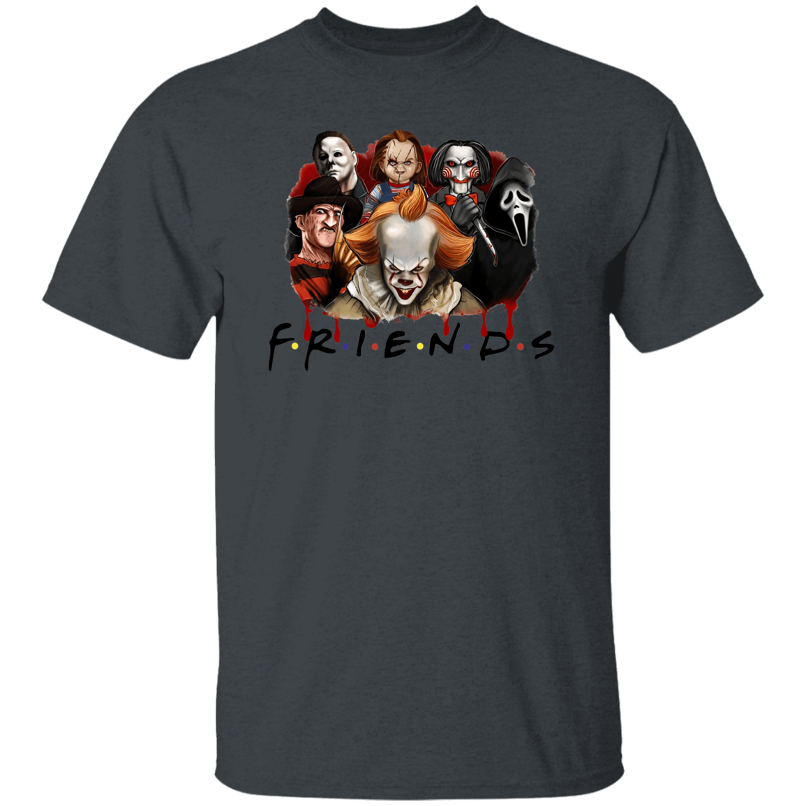 Scary Movies Villain Friends Apparel