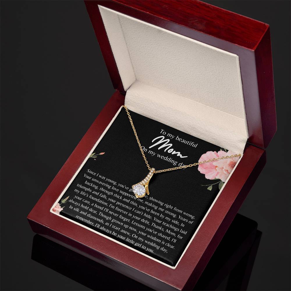 Mother of the Bride | Bridal Party Gift | Alluring Beauty Necklace